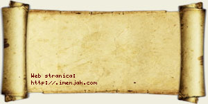 Josif Smiljković vizit kartica